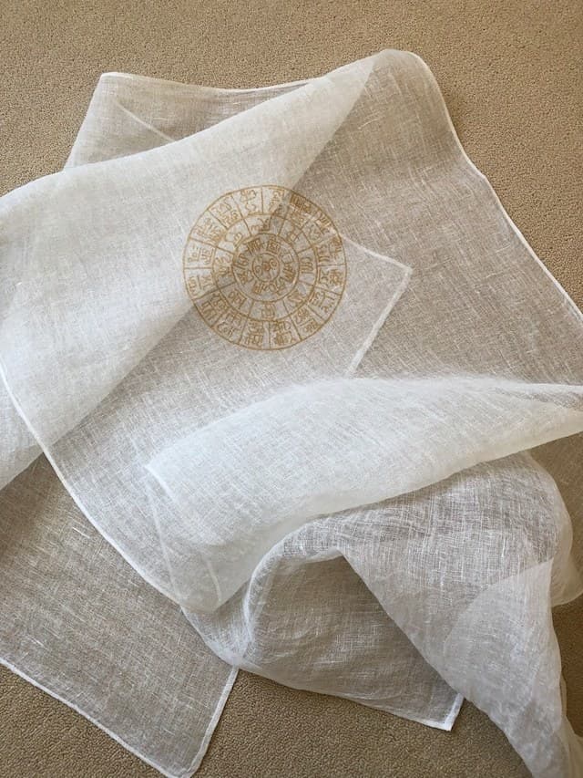 波動　布　生地　麻　ヘンプ